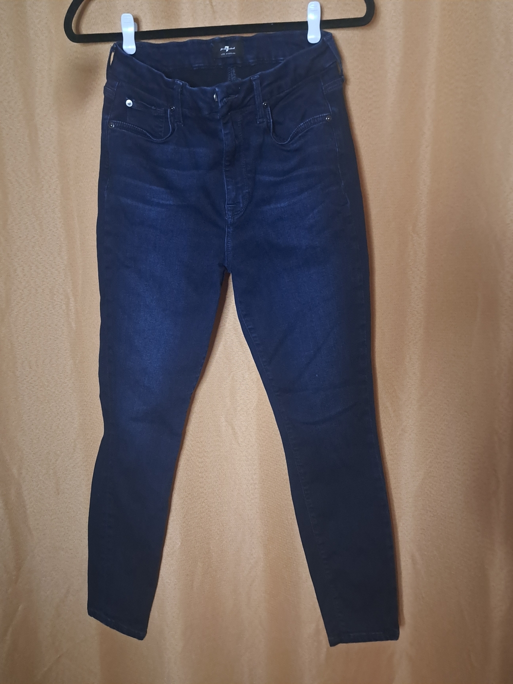 7 For All Mankind Women's Slim Fit Dark Blue Jeans